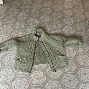 Arca Sage Green Quilted Barn Jacket